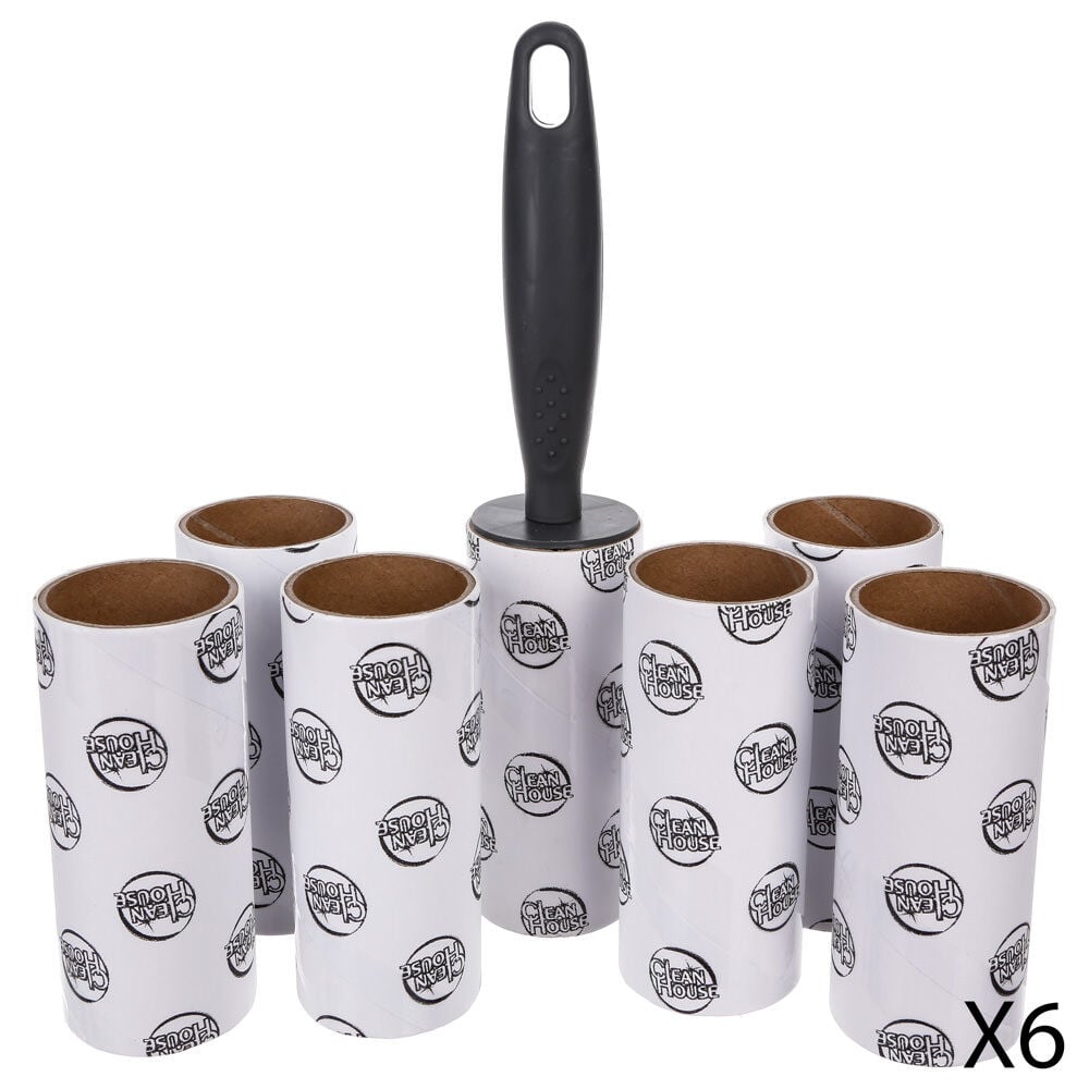 Rolo adesivo tira borboto com 6 recargas, , large