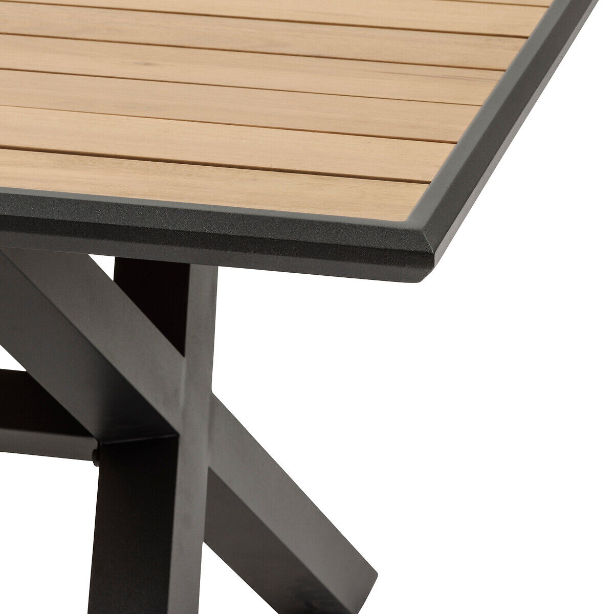Mesa fixa AXIOME bege em alumínio, , large