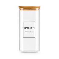 Frasco Para Pasta Con Tapa De Bamb&uacute; 2.1l