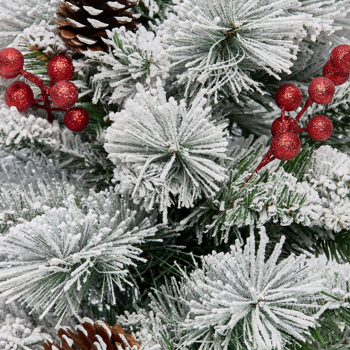 Árvore de natal decorativa piki com pinhas 50cm, , large