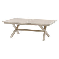 Mesa extensible AXIOME lin argile 220-279cm