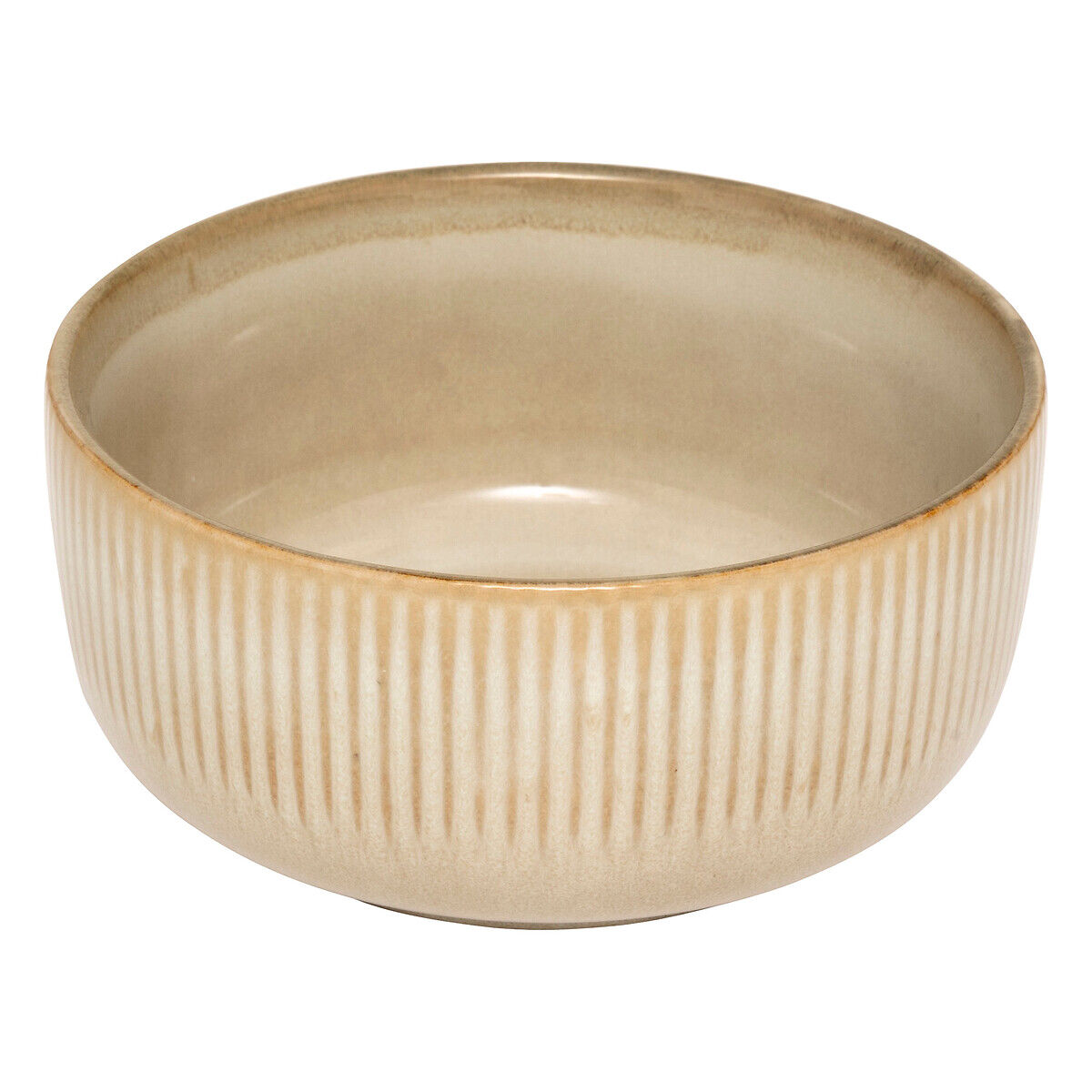 Tigela CHLOE bege em cerâmica 14cm, , large