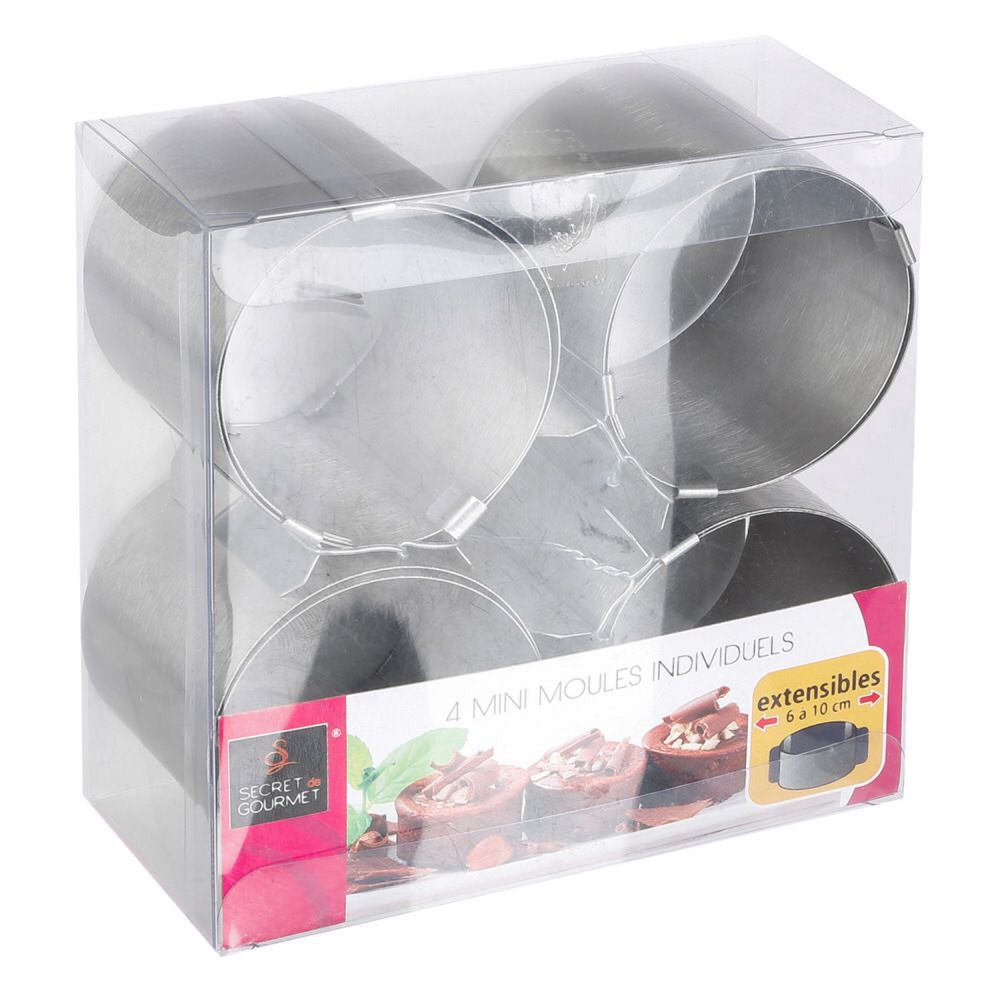 Juego 4 Moldes Redondos Extensibles, , large