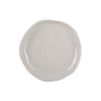 Prato sobremesa PEARL bege 21,3cm, , large
