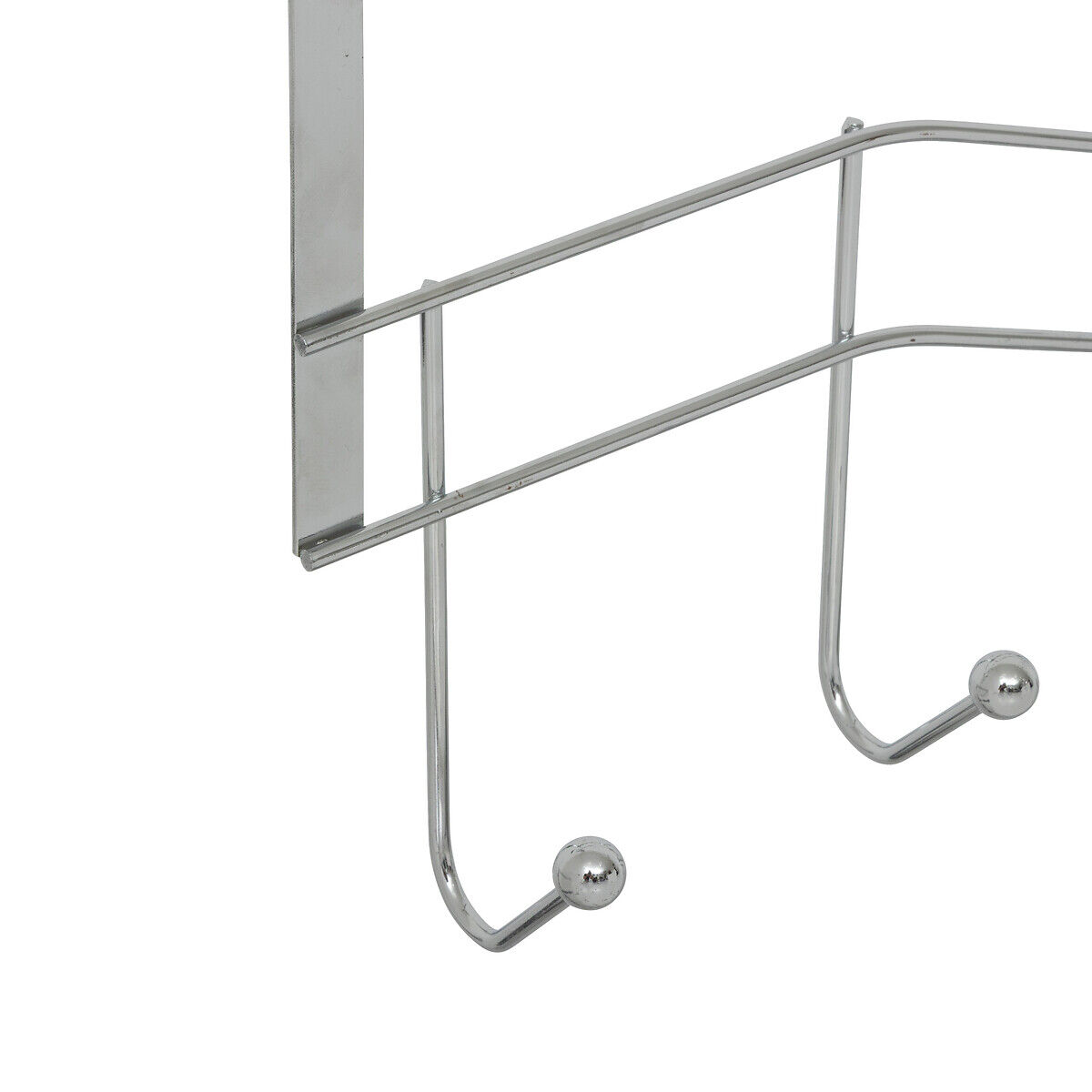 Cabide para porta com 5 ganchos em metal, , large