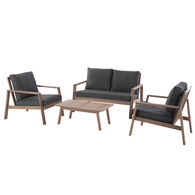 Juego de jard&iacute;n TIWI de madera acacia