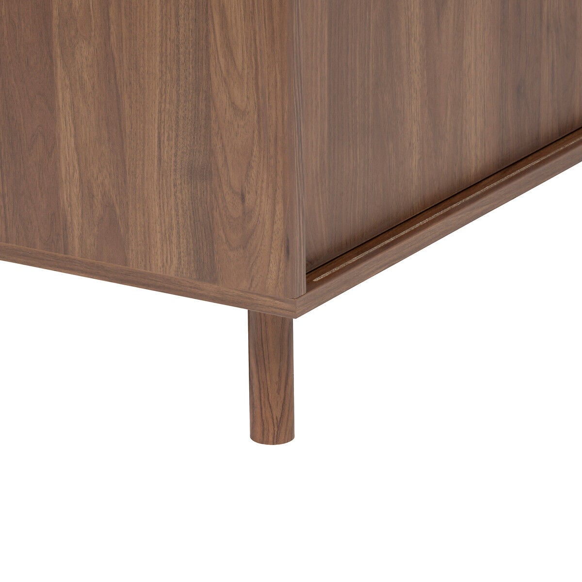 Aparador SLIDY castanho em mdf com 2 portas, , large