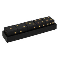 Tablero juego decorativo con dados negros