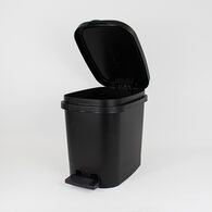 Balde WC Preto Com Pedal 10l