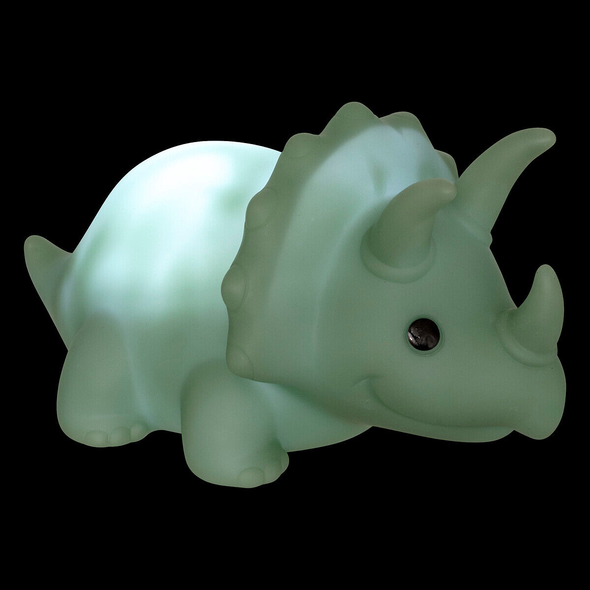 Luz de presença dinosauro verde 17cm, , large