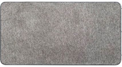 Tapete de entrada HEXAGONE cinza claro 45x80cm, , large