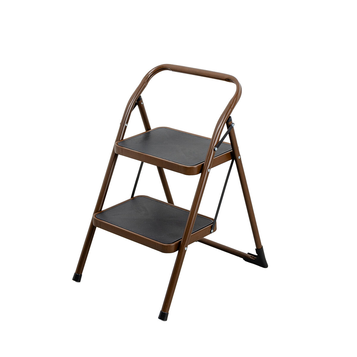 Escadote com 2 degraus em metal 96cm, , large