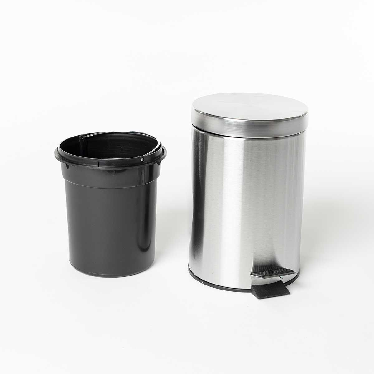 Balde WC Em Inox Com Pedal 3l, , large