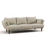 Sof&aacute; Bruges 3 Plazas Beige 225x99x82Cm 