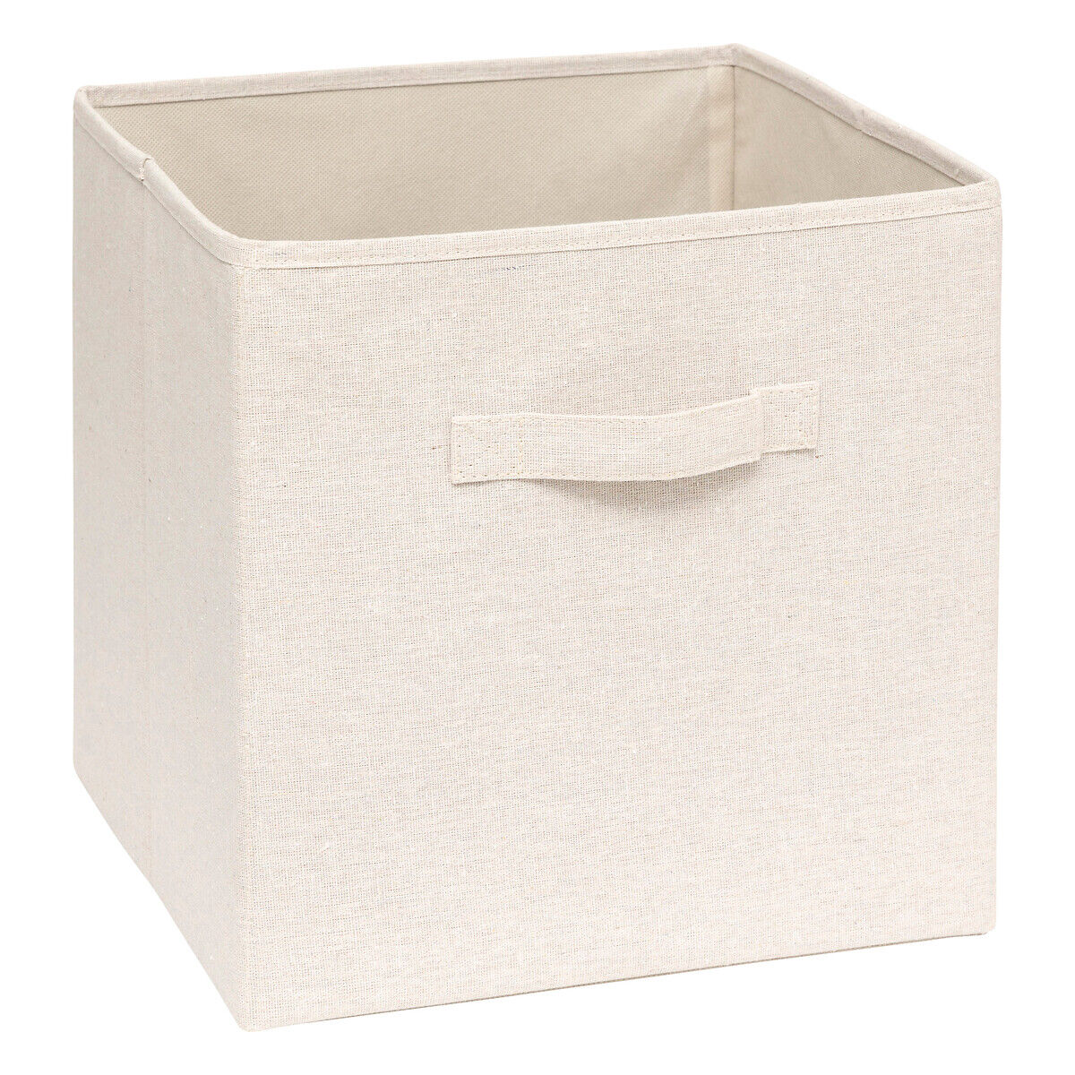 Caixa de arrumação TIDY bege 31x31cm, , large