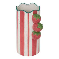 Florero con fresas 3D FRUITY de cer&aacute;mica 23cm