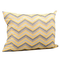 Coj&iacute;n Jacquard Amarillo 60x45Cm