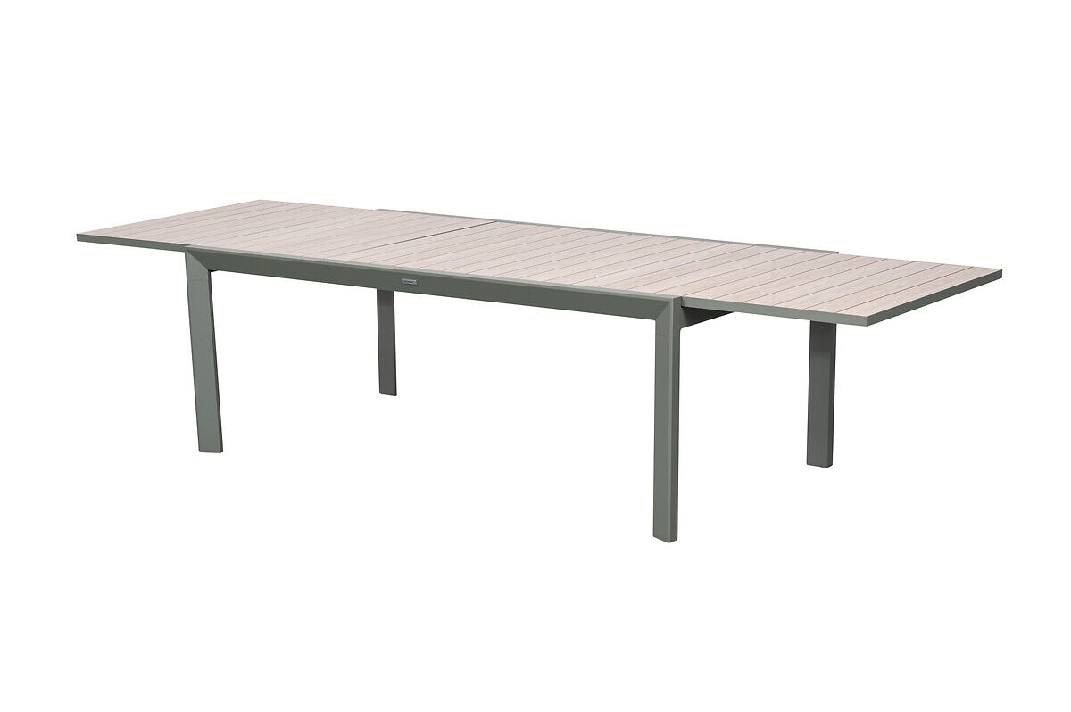 Extendable table EVASION honey/graphite, , large