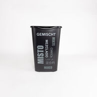 Cubo de reciclaje para basura org&aacute;nica negro 50L