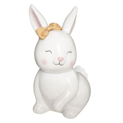 Mealheiro infantil de coelho 22cm, , large