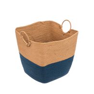 Cesto De Almacenaje Baño Solar Azul Petróleo 