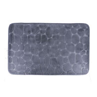 Tapete Microfibra Memoire Cinza Escuro