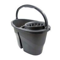 Cubo Con Escurridor Y División Gris 16L