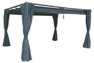 Cortinas para p&eacute;rgola palmera gris ardosia