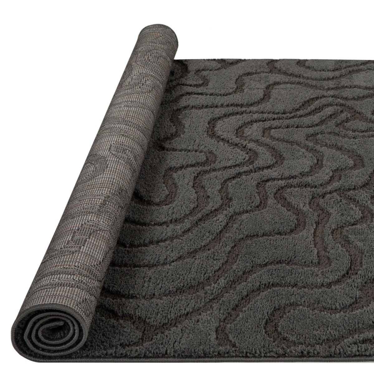 Tapete LOY cinza escuro 160x235cm, , large