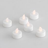 Set 6 Velas Tealight Con Led Blanco C&aacute;lido