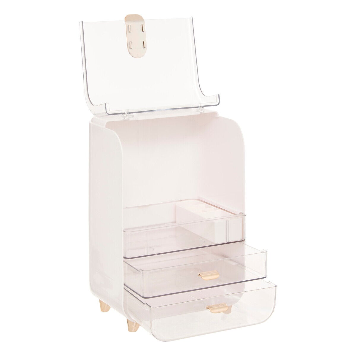 Organizador wc com 2 gavetas SARA branco, , large