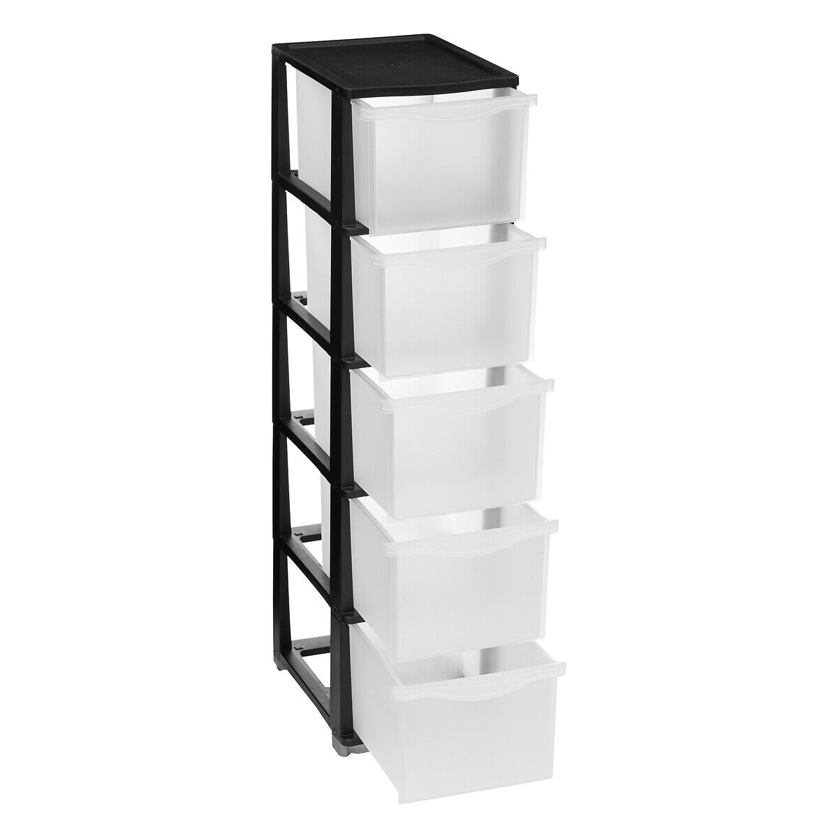 Drawer unit black, , large