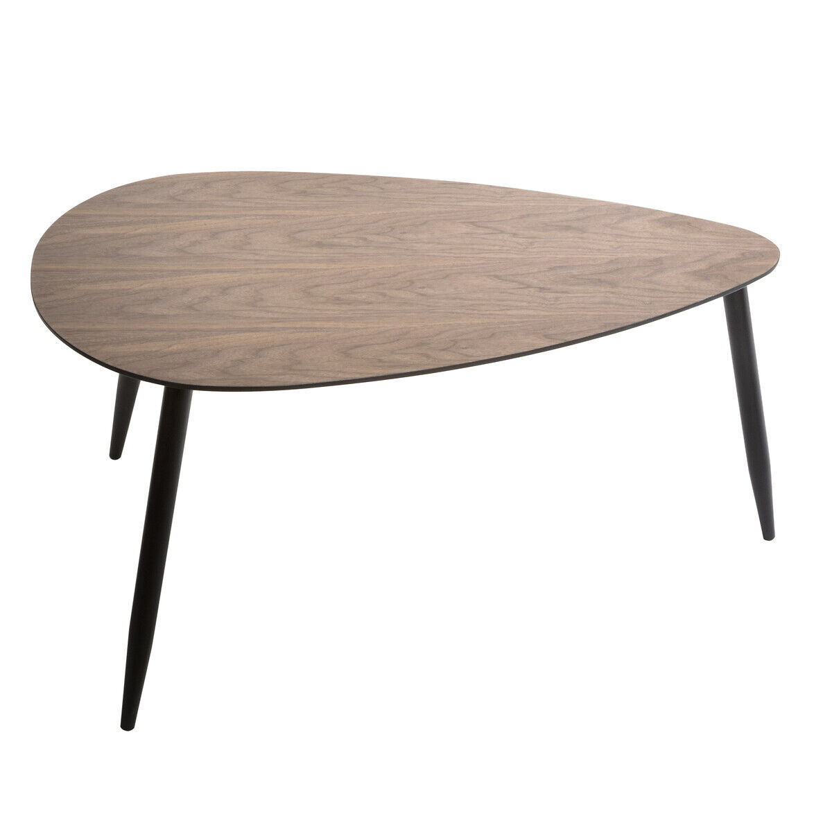 Conjunto de 2 mesas de centro MILEO castanho escuro, , large