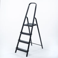 Escalera Negra Con 4 Gradas