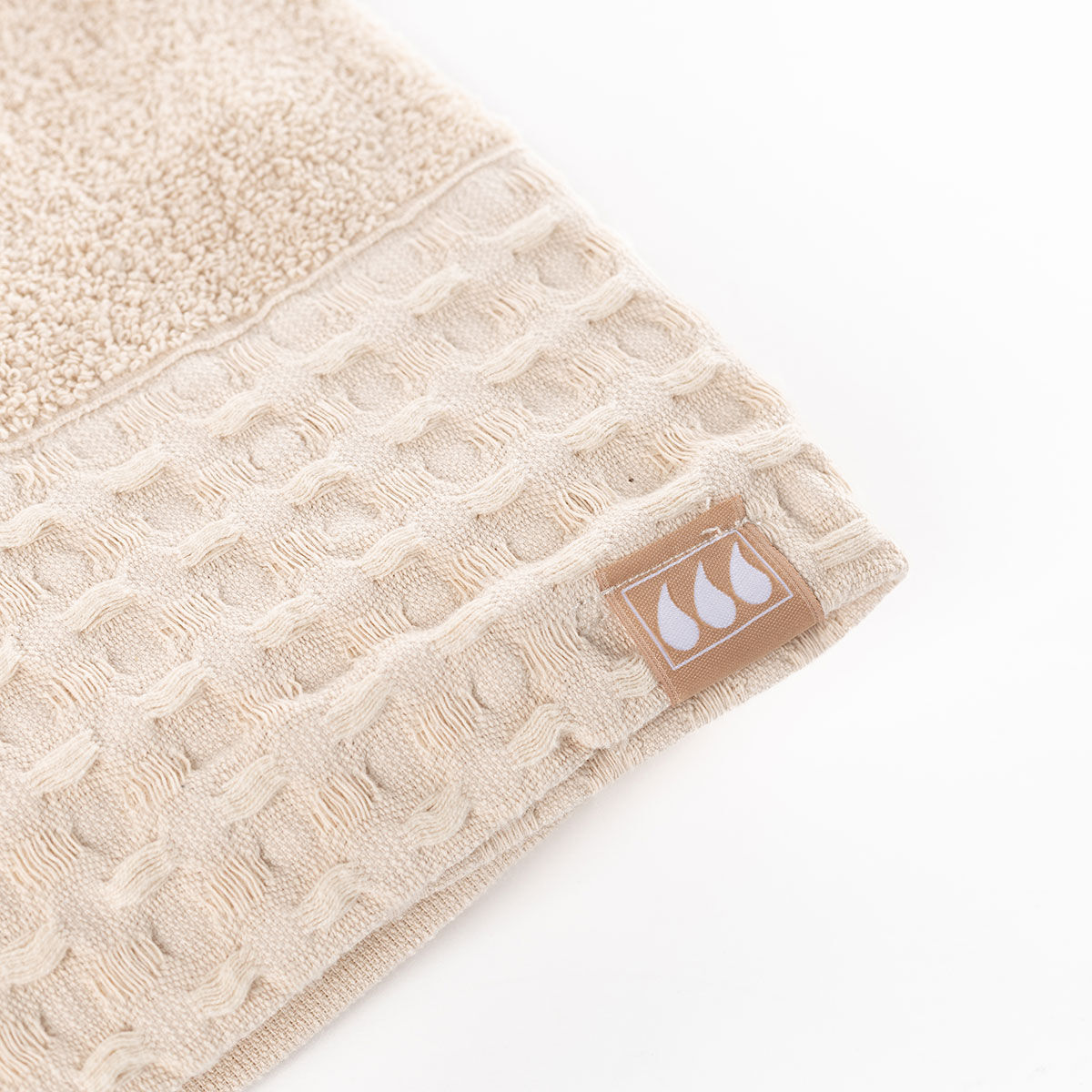 Bath sheet beige, , large