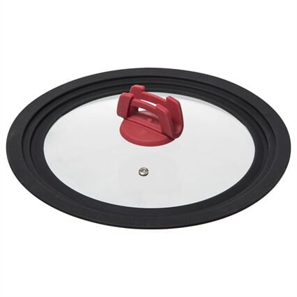 Glass and silicone lid for saucepan, , large
