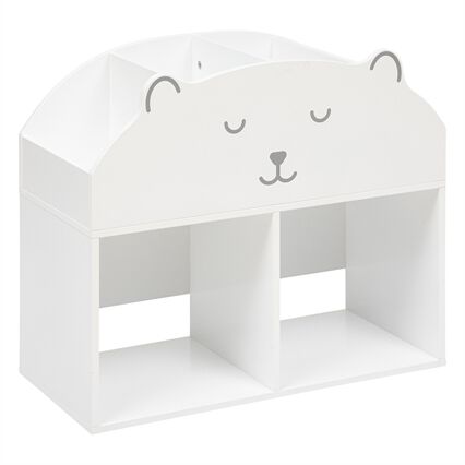 Estante urso branco em mdf, , large