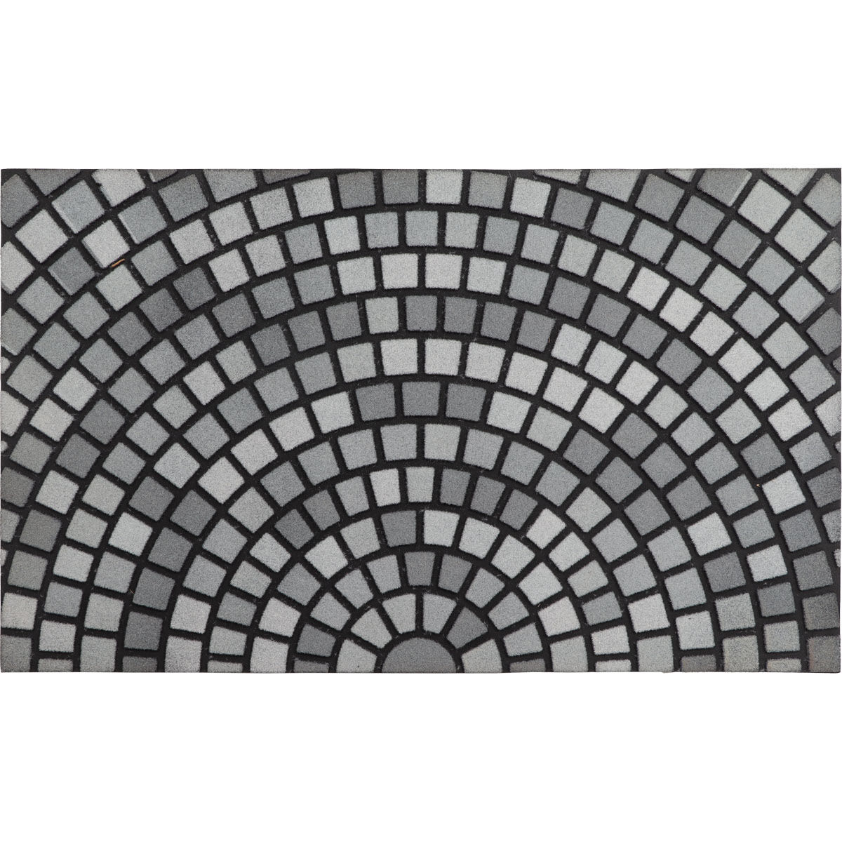 Tapete De Entrada Mosaique Cinza 45x75cm, , large