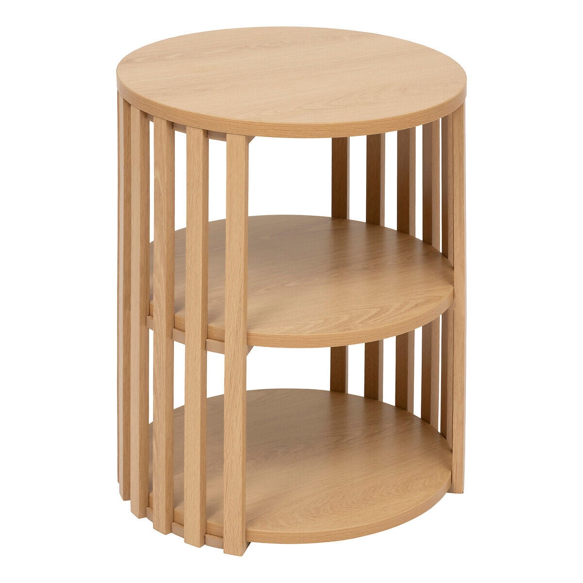 Mesa de apoio SLAT bege D40x48cm, , large