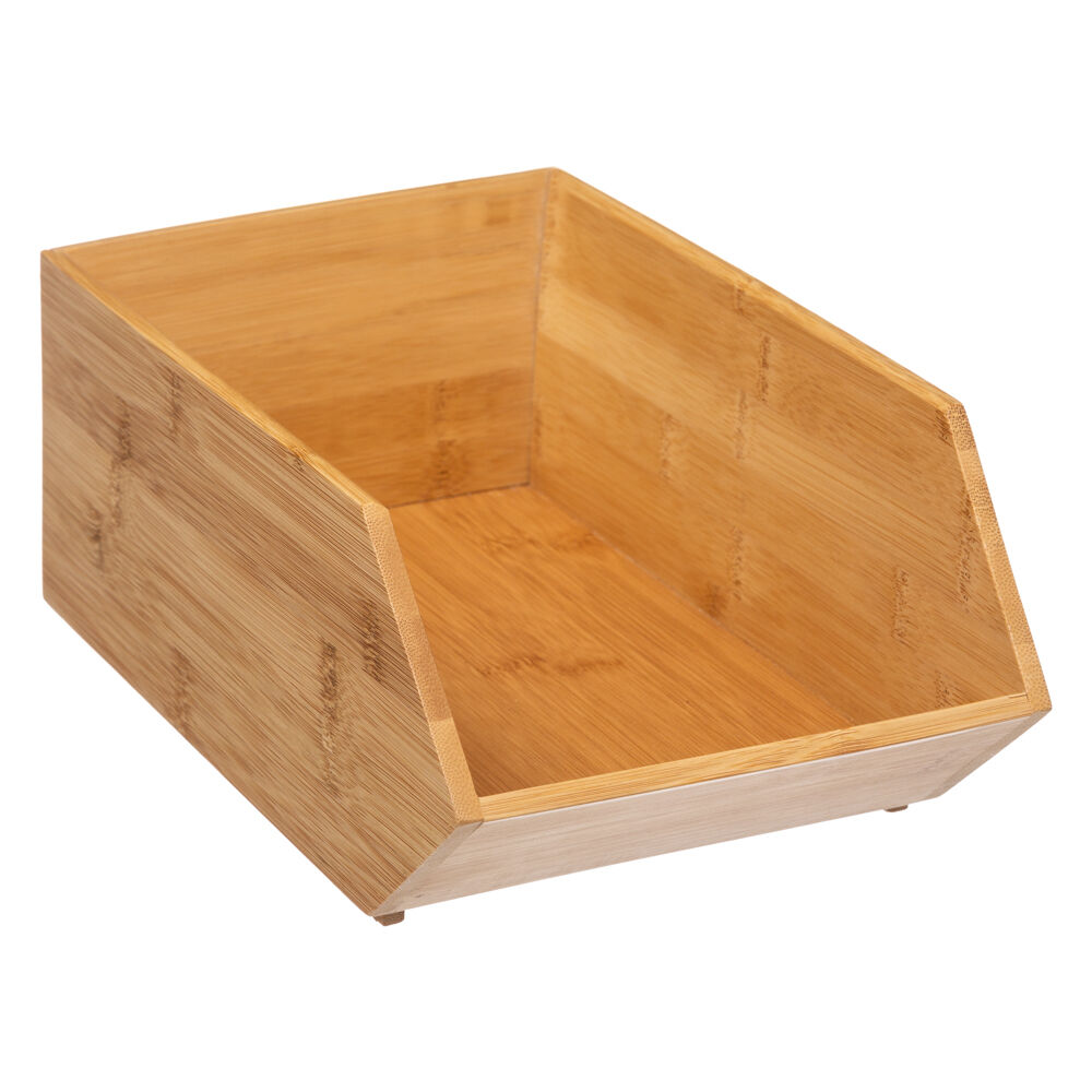 Organiser box in bamboo, , large