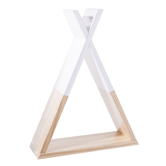 Prateleira TIPI de madeira 39x10x30cm, , large