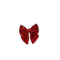 Lazo Rojo Metalizado 13cm 