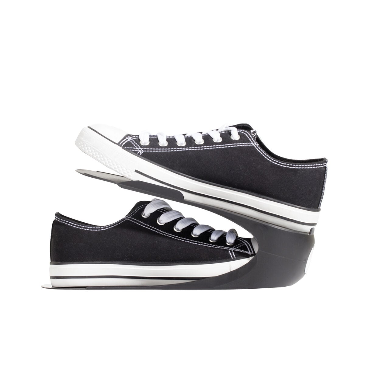 Suporte preto para sapatos, , large
