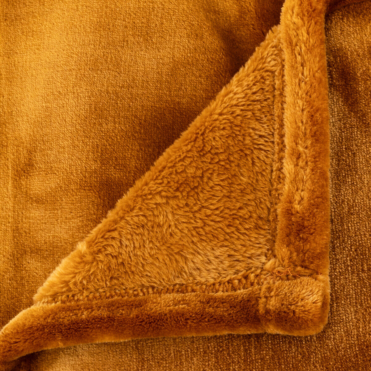 Manta CUDDLY ocre 180x230cm, , large
