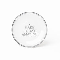 Plato Llano Happy III De Porcelana 27cm