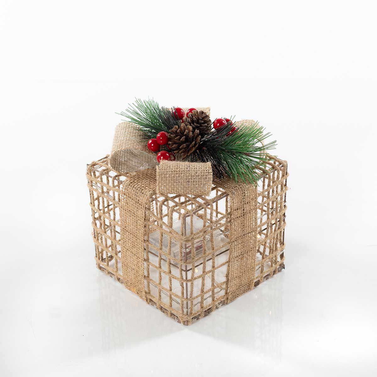 Decorative gift box gold, , large