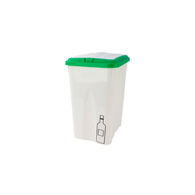 Ecoponto 21l Pl&aacute;stico Com Tampa Verde
