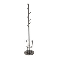 Percha con 7 ganchos de metal negro