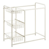 Mueble auxiliar para ropa sucia blanco