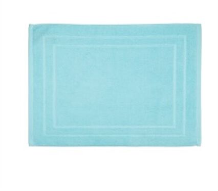 Tapete saída de banho PRAIA azul claro 50x70cm, , large